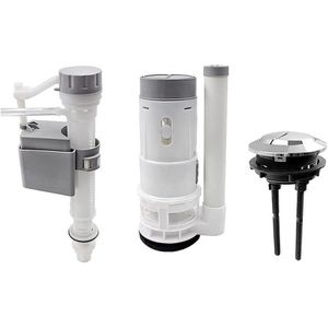 Kit de 3 pièces de soupapes de chasse d'eau, accessoires pour réservoir de toilette