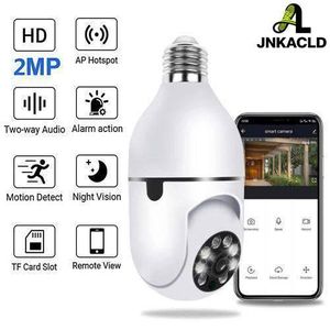 JNKACLD Wi-Fi 360 Caméra à Ampoule Panoramique 1080P Caméra De Sécurité