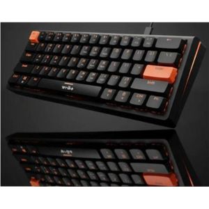 Weibo  WB-777 – Clavier Mécanique Compact Filaire 68 Touches pour Gaming et Bureautique disposition espagnole