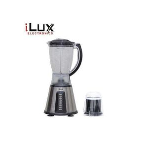 Ilux Blender & Grinder - 2 En 1 - LX-926 - Bol 1.5 L - Noir 24 Mois De Garantie.