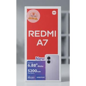 Xiaomi Redmi A7 - 64Go ROM - 3Go+3Go RAM (Up to 6Go) - Écran Immersif 6.88" - 5200mAh
