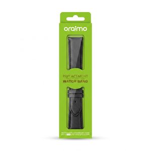 Oraimo Bracelet De Montre Connecté WB-31 En Cuir Véritable Noir - Bracelet Watch