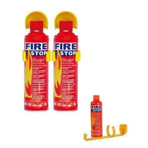 Lot de 2 Stop Fire // Extincteur 500ML // Spéciale formule pour sécuriser voiture, maison, société, garage.