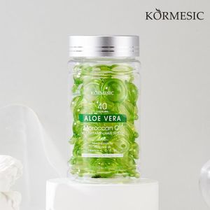KORMESIC Sérum capillaire multivitaminé à l'huile d'argan et à l'aloe vera (1 ml x 40 capsules)