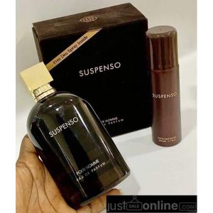 Fragrance World Suspenso + Deo Original Teneur 48h Parfum Intense Pour (Hommes) Authentique