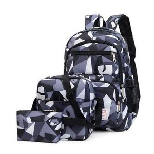 Sac A Dos + Sac A Bandoulière + Pochette- sac d'ordinateur - sac d'école
