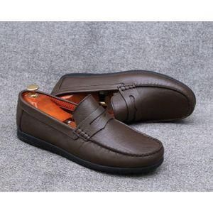 Baladeuse Tendance pour Homme - Revêtement style cuir résistant -MARON - Confort & Style