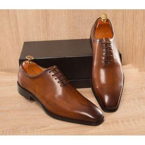 Premium Soulier 100% Cuir Avec Lacet DTS