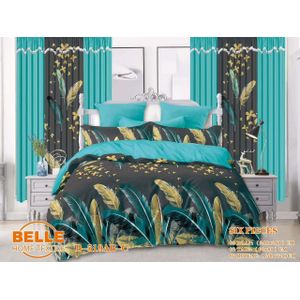Belle Lot Complet : 2 Draps + 2 Taies + 2 Rideaux – Design Élégant et Confort Assuré