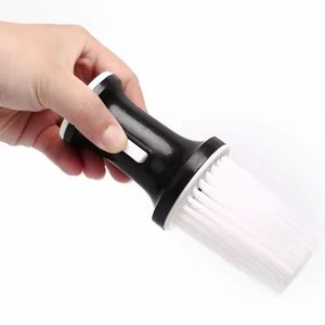 Brosse Blaireau de Coiffeur pour Cou et Visage - Poils Souples - Noir