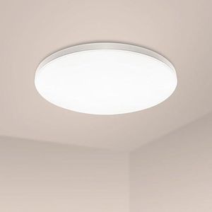 Plafonnier LED 36W, 3000 lumens, Couleur Lumière Froide (6000K) pour