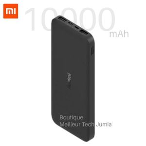 PREMIUM  Xiaomi Power Bank 10000mAh 13W Max Universel PB100LZM Noir - Port Type-C Android Et USB Intégré BG