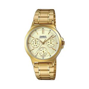 Casio Montre Femme LTP-V300G-9AUDF bracelet en acier inoxydable - New