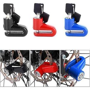 Lot de DEUX (2) Serrure antivol antivol pour vélo et moto avec cadre en plastique et clé, solide et robuste
