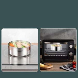 Deux (2) Boîte à Déjeuner Repas, 2 Et 4Compartiments En Acier Inoxydable