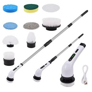 Brosse de Nettoyage Électrique 9-en-1 – Salle de Bain & Vitres