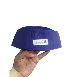 Kofia Légèreté  Bonnet Islamique bleu Ajouré La légèreté sur la tête, c'est aussi la légèreté dans le cœur.