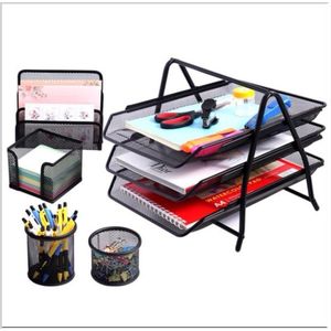 Accessoires de bureau Étagère de documents, porte stylo, porte bloc note 
