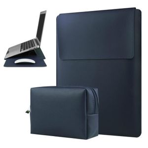 Étui De Protection Multifonctionnel Pour Ordinateur Portable Avec Pochette,Sacoche Pour Ordinateur , Étui Pour Moniteur Portable, Housse De Transport,  Compatible Avec MacBook Air Pro 13(M1/M2), Support Et Tapis De Souris 