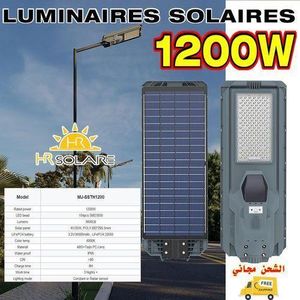 LAMPADAIRE SOLAR LIGHT 1200W