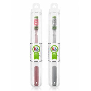 Brosse à Dents Premium DR CLEAN Haute Densité – Lot de 2