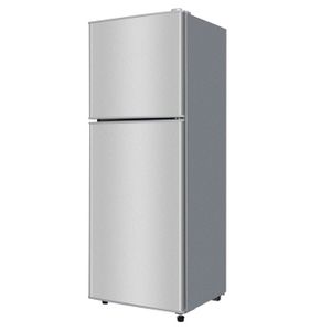 Nasco Refrigerateur Double Porte - NASF2-238FL-GD - 138Lt (90Lt+48Lt) - Miroir-Noir - R600A - 220-240V