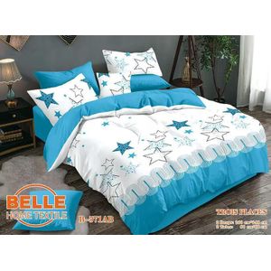 Belle Lot de 2 Draps et 2 Taies - Confort et Élégance pour Lit 3 Places