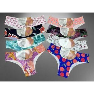 Lot de 06 slip sans trace aux motifs variés et modernes 