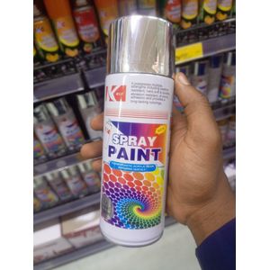 Kly  Peinture Aérosol Acrylique Thermoplastique Effet Chrome Argenté – 400 ml