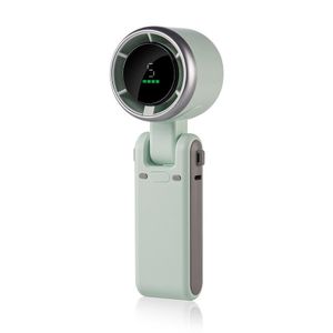Mini Ventilateur Portable Rechargeable USB avec Écran LED – Ventilateur de Poche Pliable à 5 Vitesses