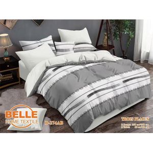 Lot de 2 Draps et 2 Taies - Confort et Élégance pour Lit 3 Places