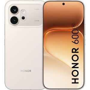 Honor 600 * 6.57 Pouces * ( 256GB -12GB RAM) Golden White - 7000mAh -200Mpx - 1sim+esim