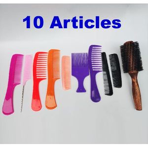 Lot de Peignes & Brosse Pour Cheveux