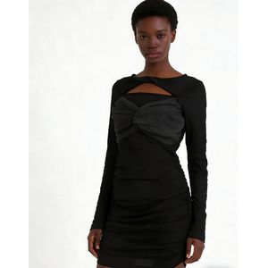Mini-robe moulante pour femme – Polyvalente, décontractée et festive – LYQ160006