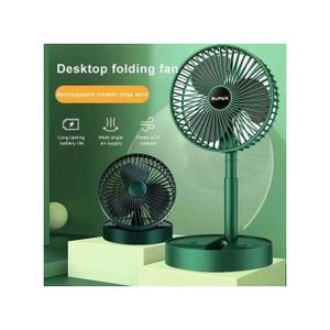 Generic - Petit Ventilateur Portable Rechargeable, Pour Bureau Et Chambre Pliable