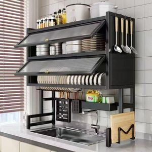 Étagère de rangement - Égouttoir à vaisselle de cuisine