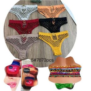 Lots de 06 caleçons sexy, envoûtant et irrésistible +01 Baya +01 baume à lèvres rose Offert - pour femme