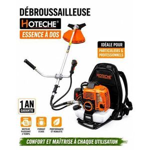 Débroussailleuse thermique à dos proféssionnelle Essence