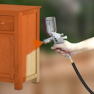 Pistolet à Peinture 400ML, Pistolet Pneumatique Pour Voitures, Facile à Pulvériser Et à Nettoyer