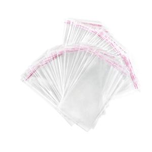 Petits Sachets Cadeaux Plastique Transparent Crissant