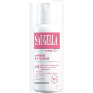 Gel Lavant Quotidien Apaisant & Hydratant Intime SAUGELLA 50+.  3 en 1 Extrait De Camomille 250ml Peaux sensibles Importé De France 
