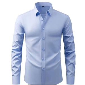 Chemise Habillée Bleu Ciel - Coupe Ajustée