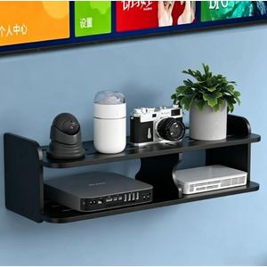 Etagère Murale-Étagères Flottantes,Support De Rangement Pour Routeur Wi-Fi-Compatible -DVD/Décodeur/Lecteur-50CM