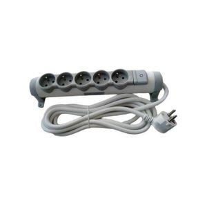 Rallonge Multiprise 5 Prises Parafoudre NB