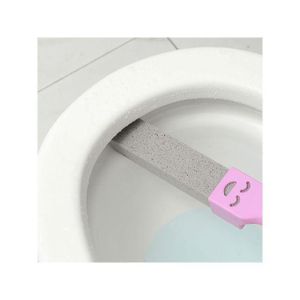 Brosse de toilette en pierre ponce, nettoyage complet sans coins morts