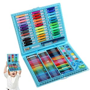 Set De 150 Crayon De Couleur + Crayons De Croquis - Multicolore, Peint Main Kit De Dessin Pour Enfants