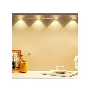 Lampe lanterne intelligente à capteur de corps humain, lampe ultra-fine avec bande LED autocollante rechargeable pour armoire