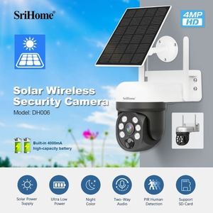 Caméra De Surveillance Extérieure Solaire PTZ Wifi Full HD 4MP