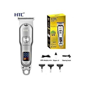 Htc Tondeuse Rechargeable à cheveux et barbe électrique sans fil Model AT-179