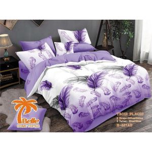 Qualité supérieur Belle Lot de 2 Draps et 2 Taies - Confort et Élégance pour Lit 3 Places